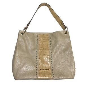 Montana West‎ Bucke Purse Beige Faux Leather